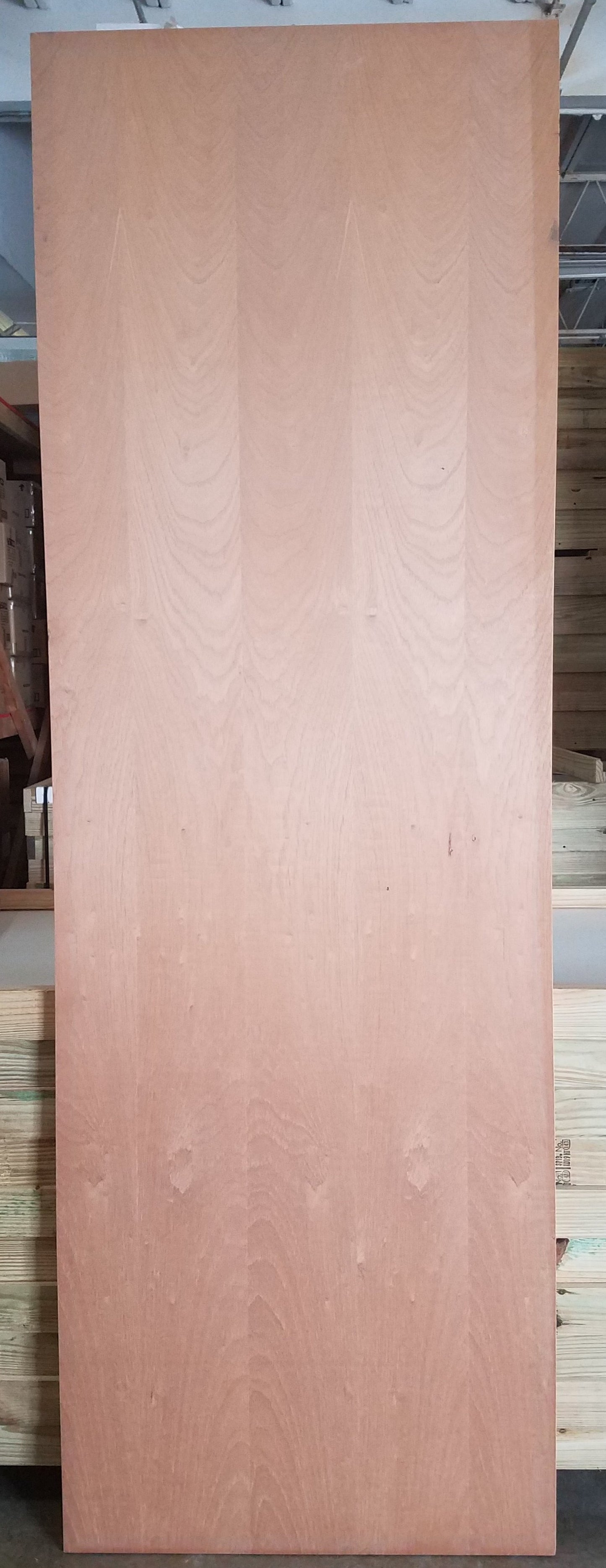 32 in. x 96 in. Unfinished Interior Wood Door Slab - Semi Solid / (10 unit minimum order)