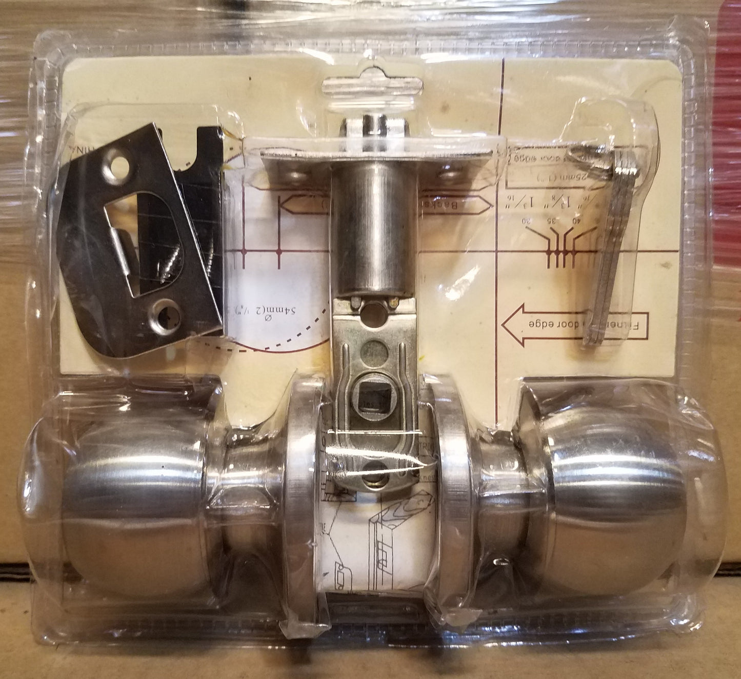 Exterior Door Lock 2-3/8” Stainless Steel (1,023 units/lot)
