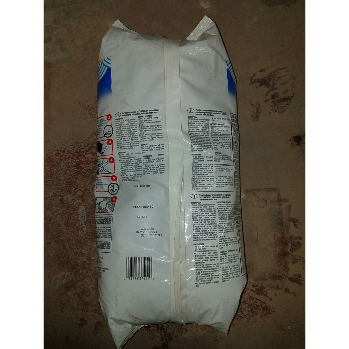 Lot of 1 Mapei-planiprep-SC, 10 lb, wood- floor and decor Brand new