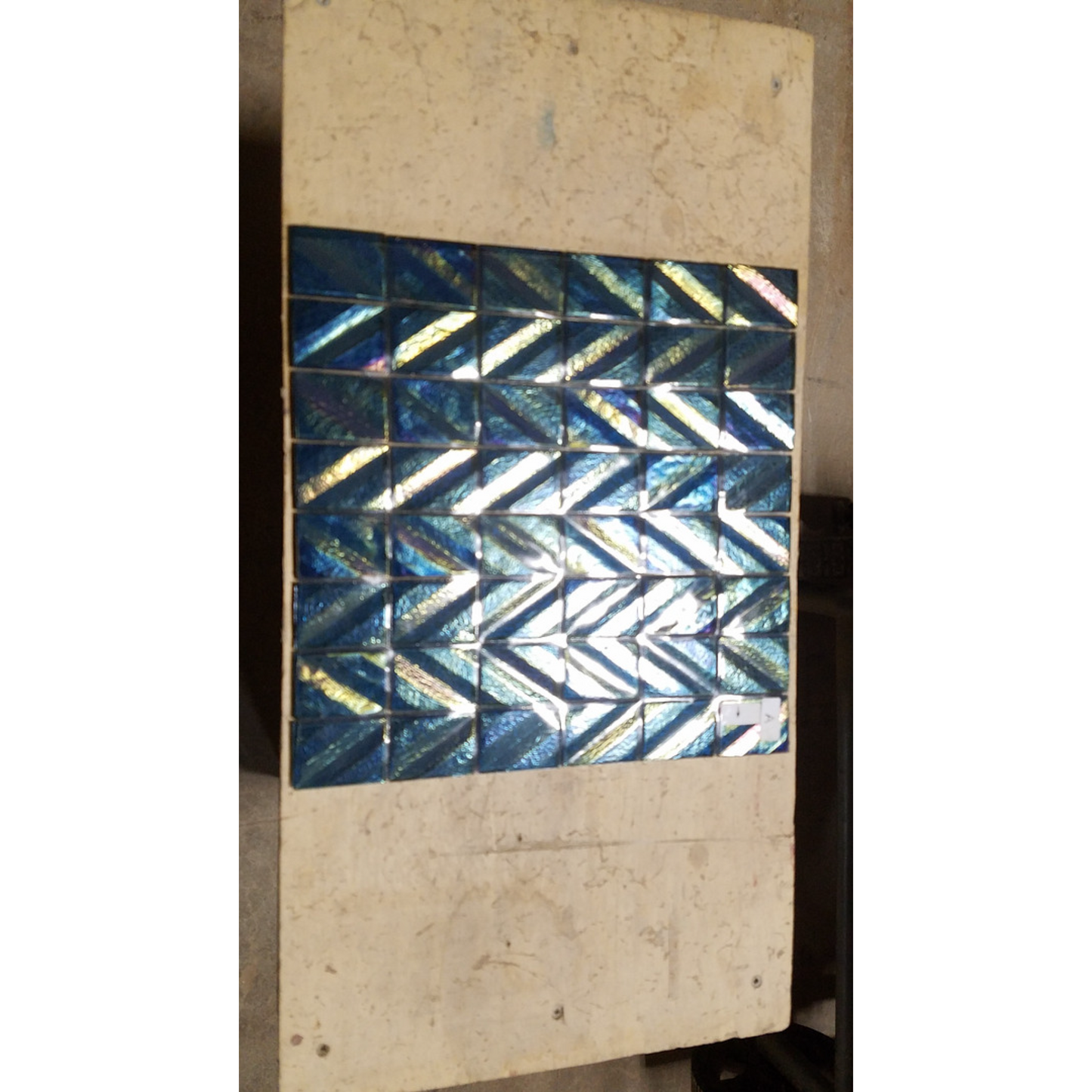 Lote Mosaico - Ocean Side - Zoetic - Prelude A Peacock Iridescent 059 -(15sq.f./lot)