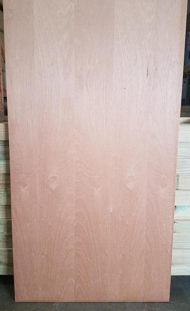 32 in. x 96 in. Unfinished Interior Wood Door Slab - Semi Solid / (10 unit minimum order)