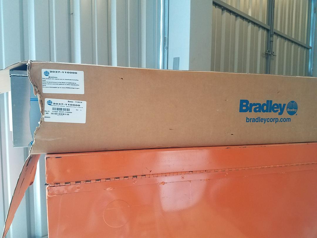 Bradley Corp. - Towel/Waste unit surface. Single Multi-Fold 11.2 Gallon