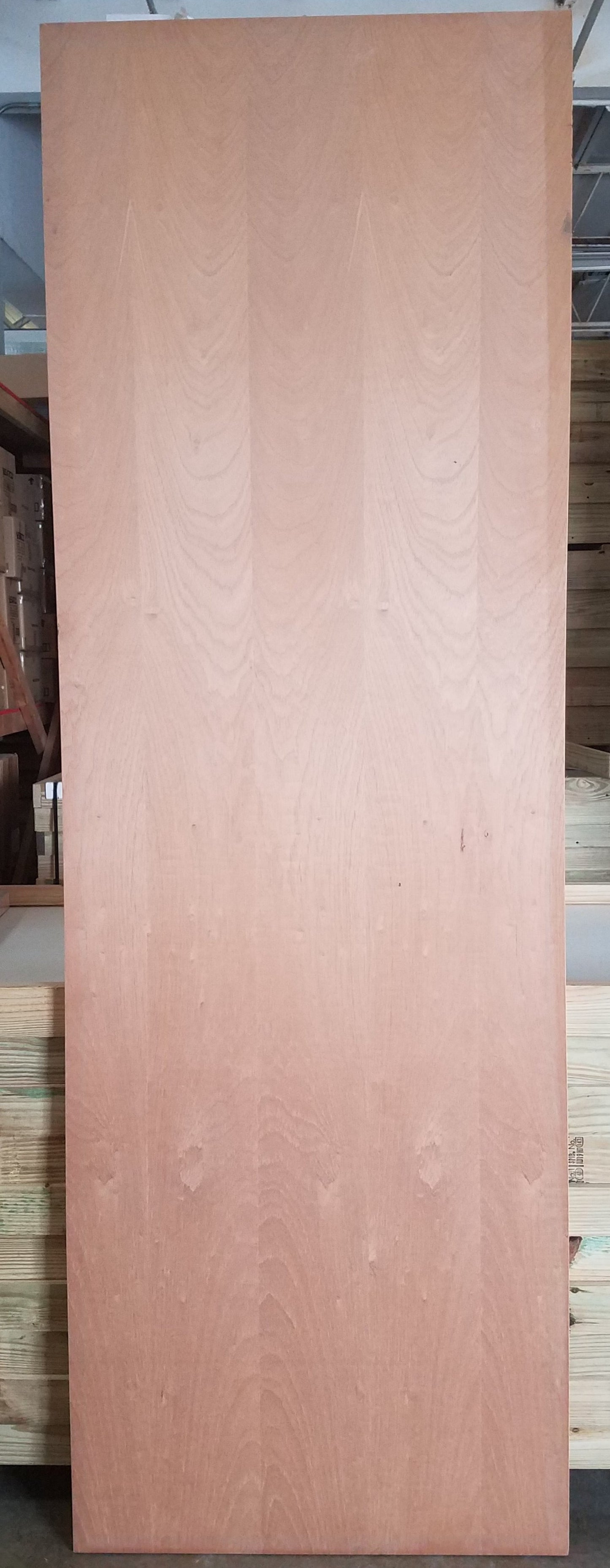 32 in. x 96 in. Unfinished Interior Wood Door Slab - Semi Solid / (10 unit minimum order)