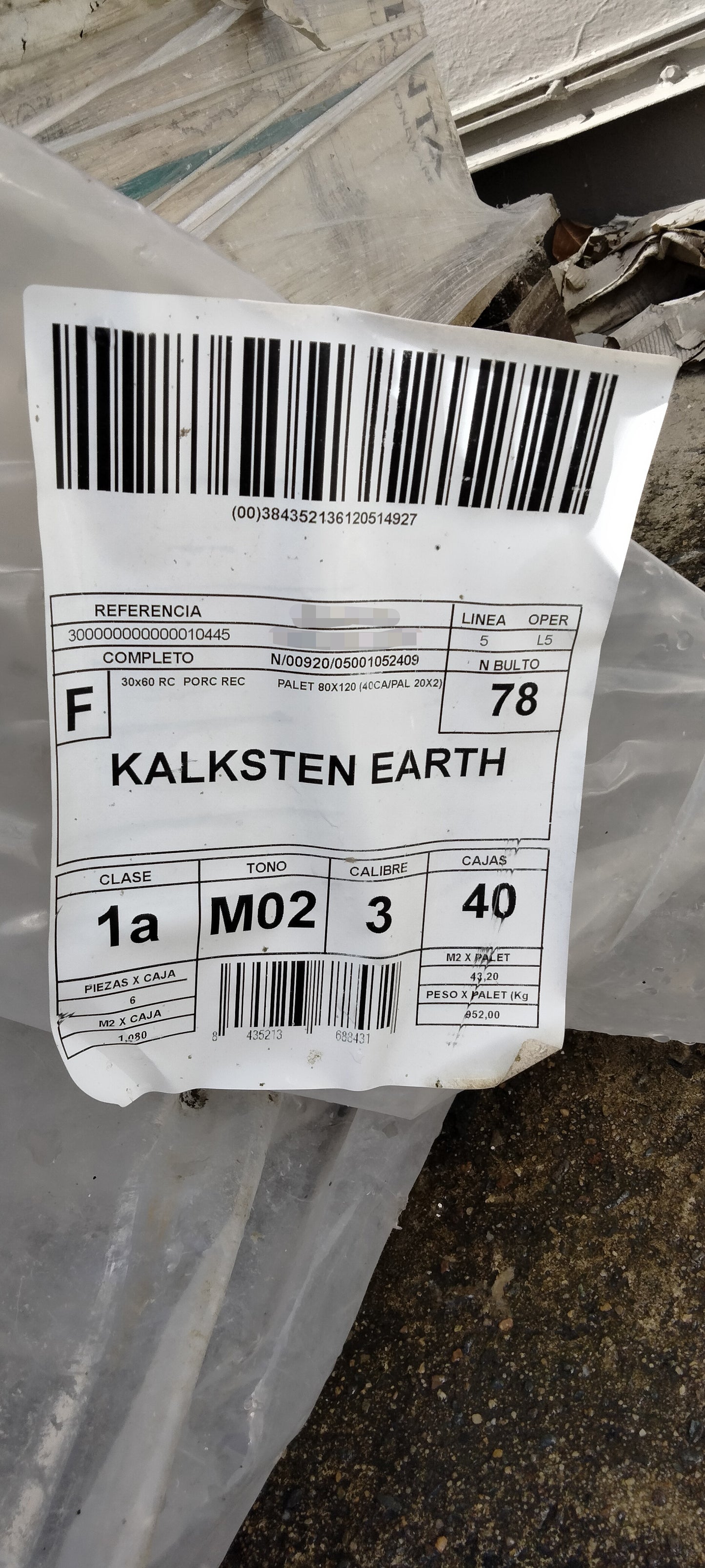 Kalksten Earth Matt 12”x 24” - 480sf/pallet @$2.60sf (Sold by pallet)