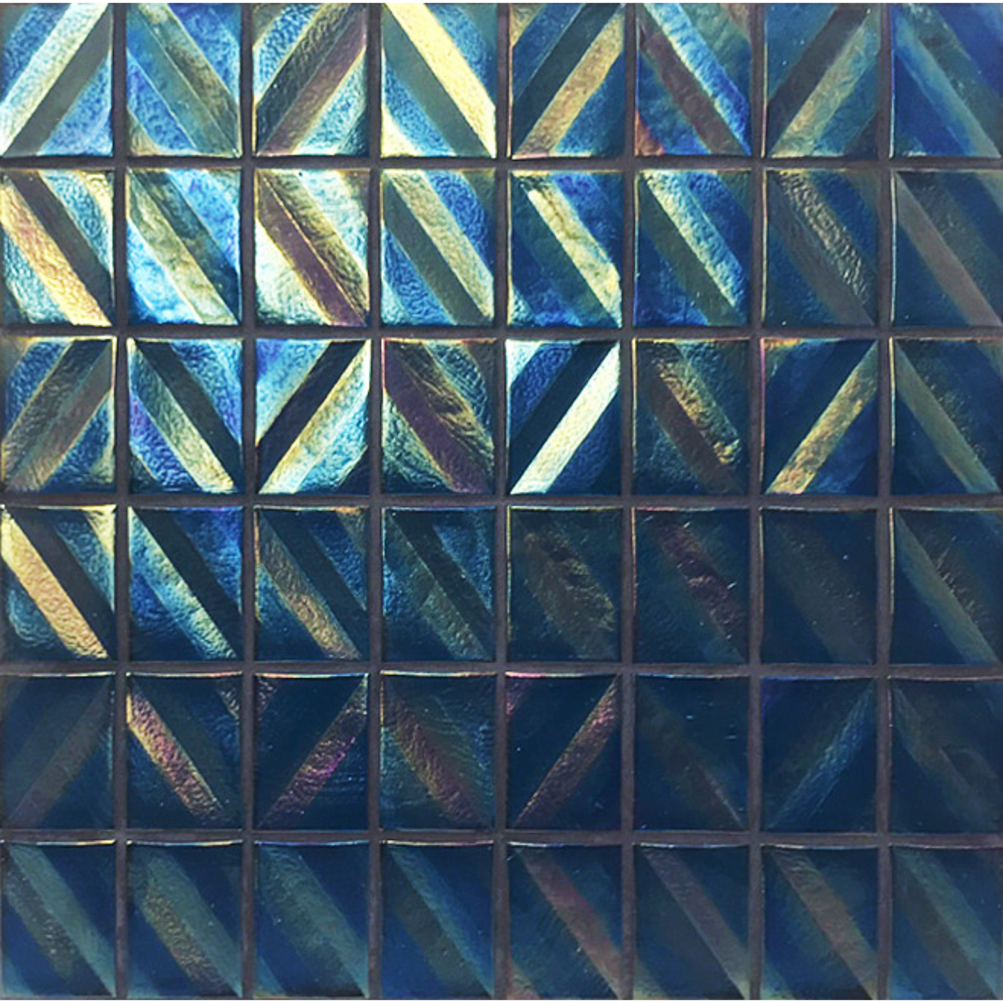 Lote Mosaico - Ocean Side - Zoetic - Prelude A Peacock Iridescent 059 -(15sq.f./lot)